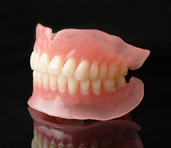 Full set of dentures